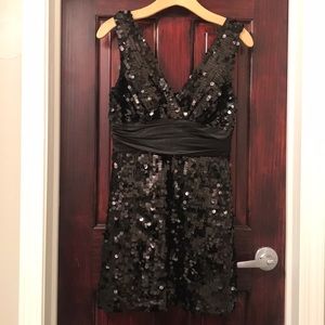 Black sequin dress by Twenty-One